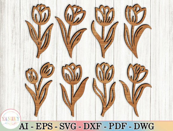 Download 8 Flower Wood Art Laser Cut Files Svg - Svg Collection