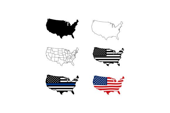 Download United States Map Icon Set - United Collection