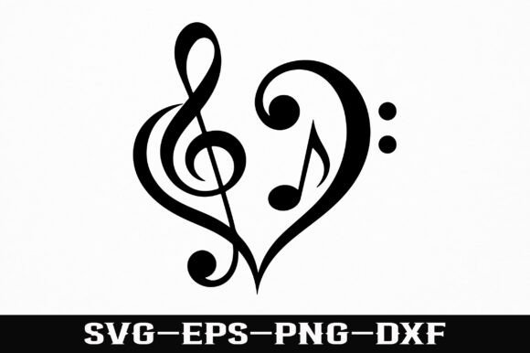 Download Love Music Notes SVG Design - Svg Collection