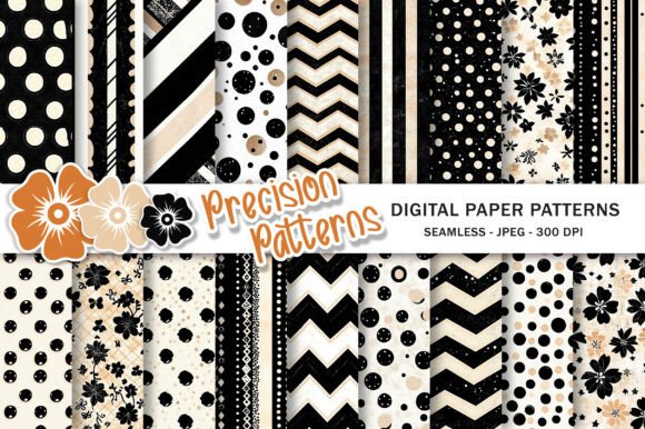 Download Black and White Polka Dots Stripes Patte - Dots Collection