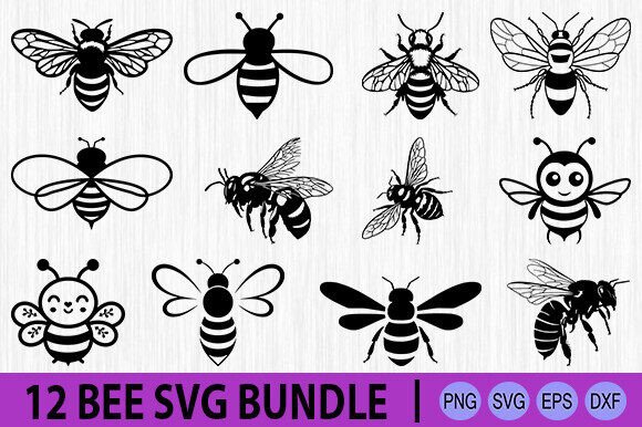 Download Bee Svg, Honey Bee Svg, Bumble Bee Svg - Svg Collection