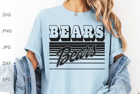 Download Bears Vintage Lines SVG DXF JPG PNG EPS - Svg Collection