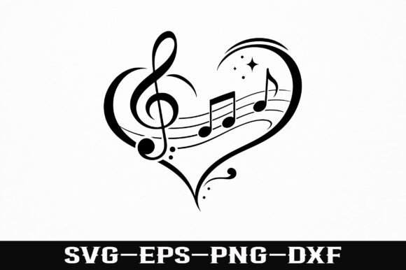 Download Love Music Notes SVG Design - Svg Collection