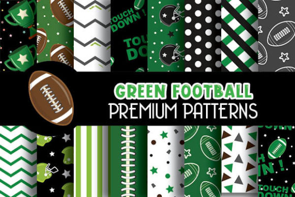 Download Green Football Digital Papers Patterns - Football Collection
