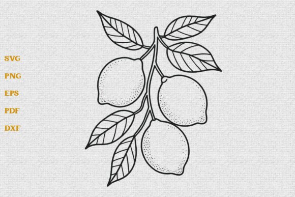 Download Tropical Citrus Lemon Fruit SVG Cut File - Svg Collection