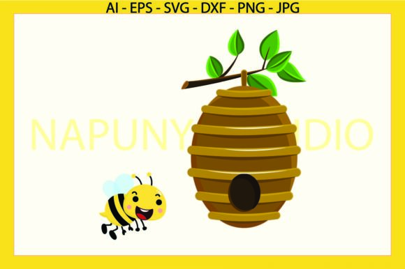Download Bee Hive Svg | Animals | Spring - Svg Collection