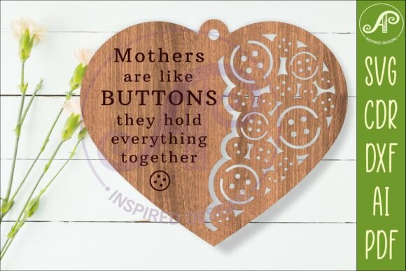 Download Mothers Are Like Buttons SVG Heart - Svg Collection