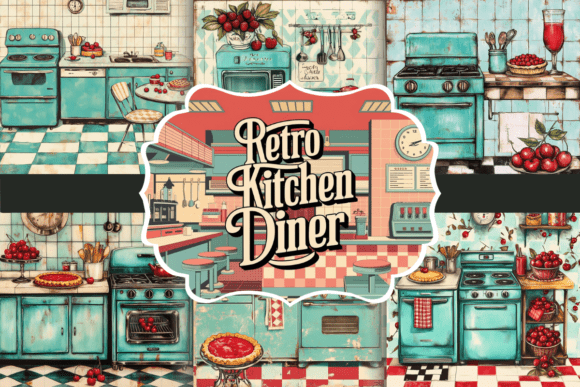 Download Retro Kitchen Diner - Retro Collection