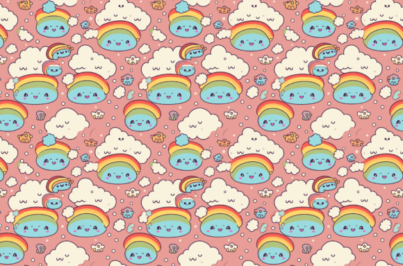 Download Retro Rainbow Pattern Colorful Patterns - Retro Collection