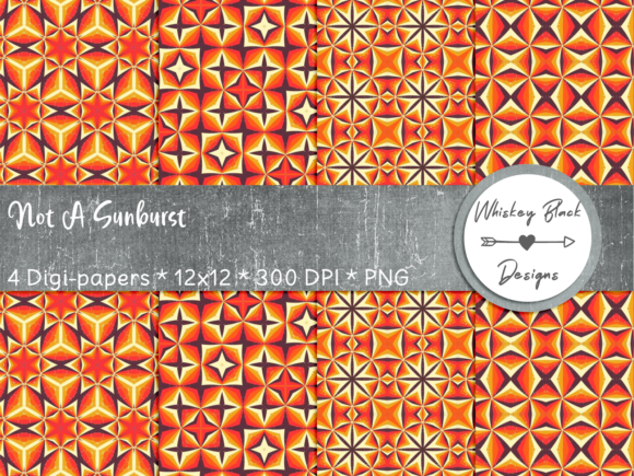 Download Not a Sunburst Retro Geometric Paper - Retro Collection