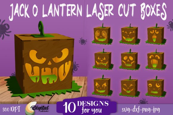 Download Bundle 3D Laser Cut. Jack O Lantern SVG - Svg Collection