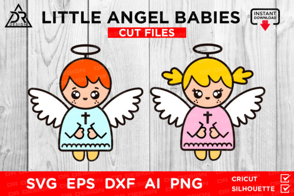 Download Little Angel Babies SVG Cut Files - Svg Collection