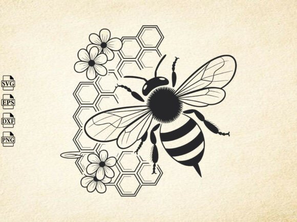 Download Beehive and Bees Svg, Bee Clipart, Queen - Svg Collection