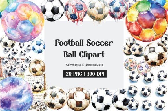 Download Football Soccer Ball Clipart - Football Collection