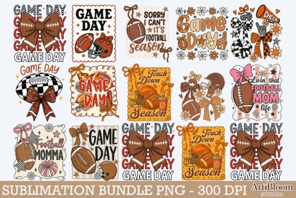 Download Game Day Png Bundle, Football Png Design - Premium Resources