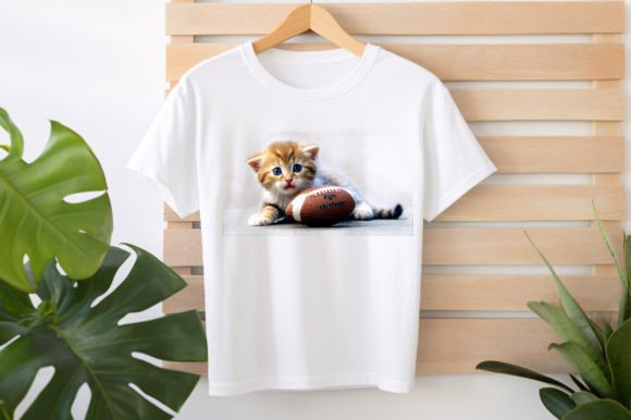Download Cat Playing Football Clipart PNG - Football Collection