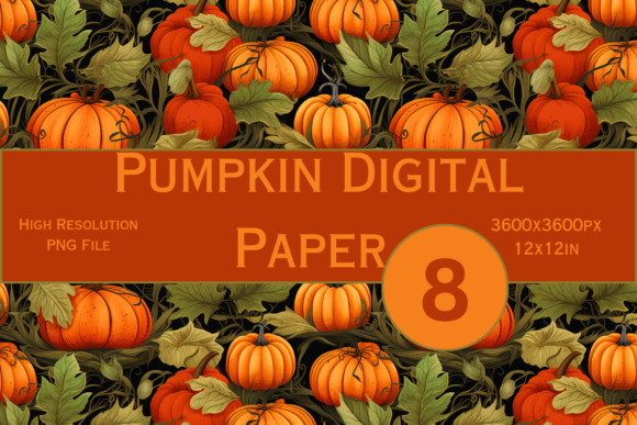 Download Pumpkin Digital Paper - Pumpkin digital paper Collection