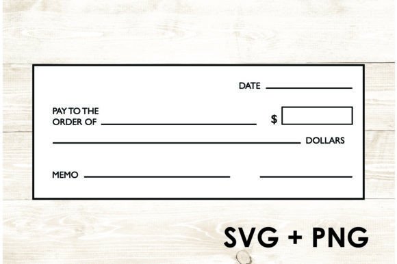 Download Blank Check Template Bank Account SVG - Svg Collection