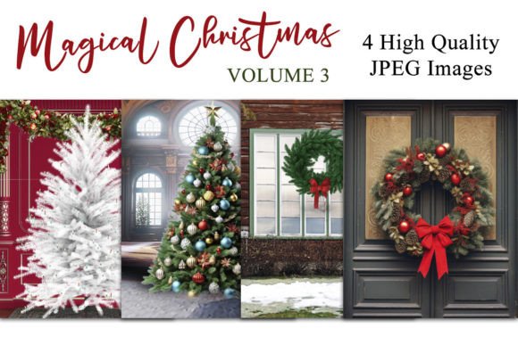 Download Magical Christmas V3 Digital Backgrounds - Digital backgrounds Collection
