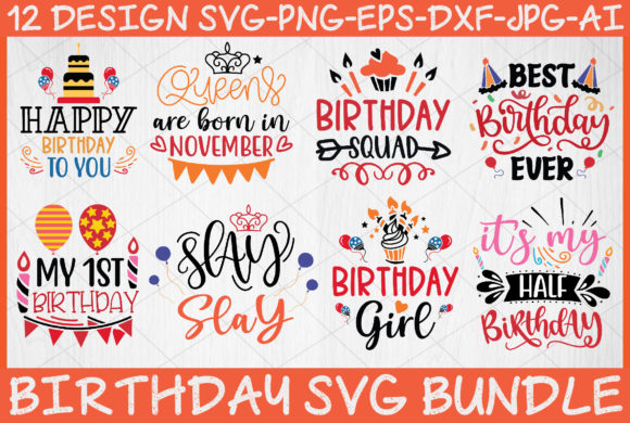 Download Birthday SVG Bundle - Svg Collection