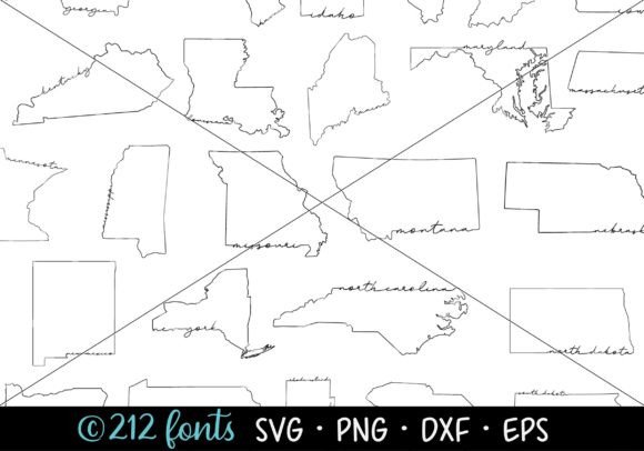 Download United States Line Art SVG PNG Graphics - United Collection