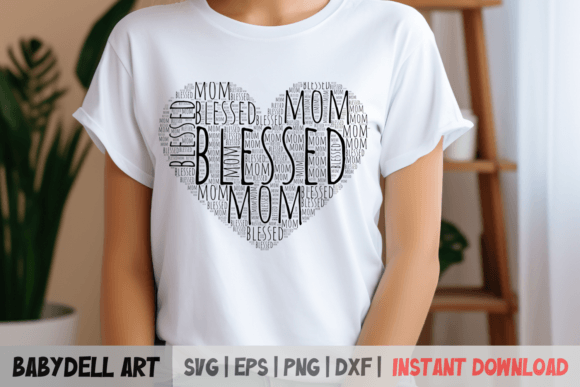 Download Blessed Mom SVG Design for DIY Projects - Svg Collection