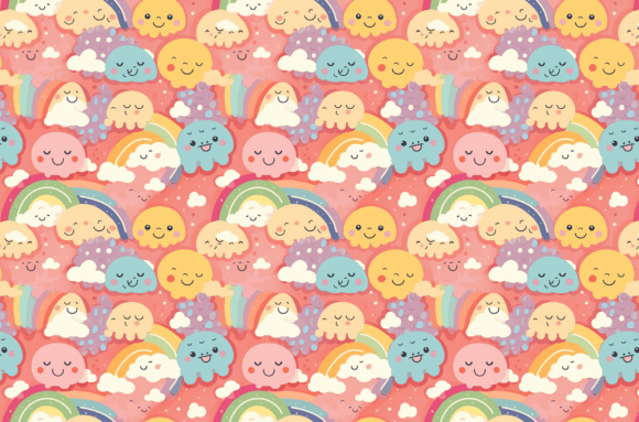 Download Retro Rainbow Pattern Colorful Patterns - Retro Collection